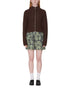 Obey Womens Meredith Mock Zip Sweater - Chocolate - Streetart.fr