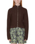 Obey Womens Meredith Mock Zip Sweater - Chocolate - Streetart.fr
