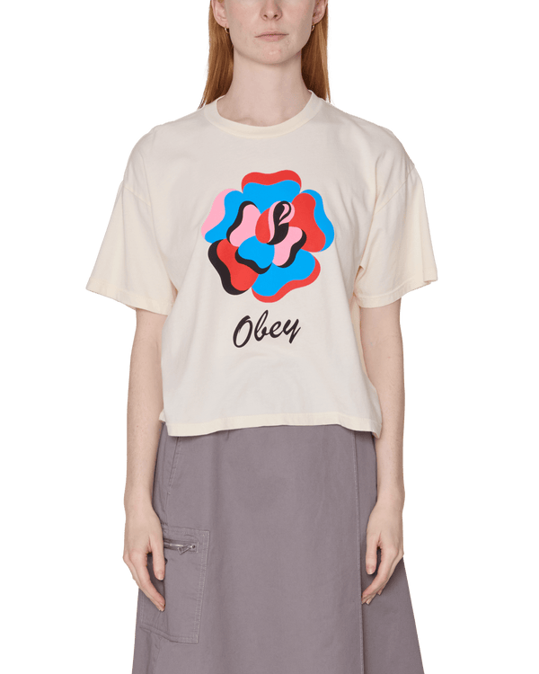 Obey Womens Paper Rose - Unbleached - Streetart.fr