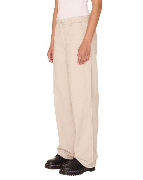 Obey Womens Sybil Carpenter Denim Pant - Sand Faded Wash - Streetart.fr