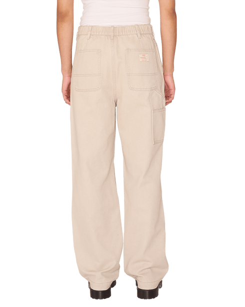 Obey Womens Sybil Carpenter Denim Pant - Sand Faded Wash - Streetart.fr
