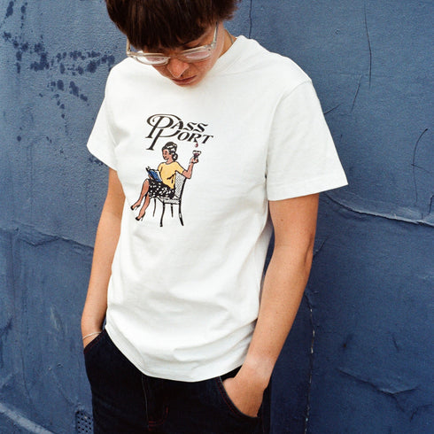 Passport Minimal Output T-Shirt - White - Streetart.fr