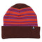 Passport Organic Cotton Stripe Beanie - Orange - Streetart.fr