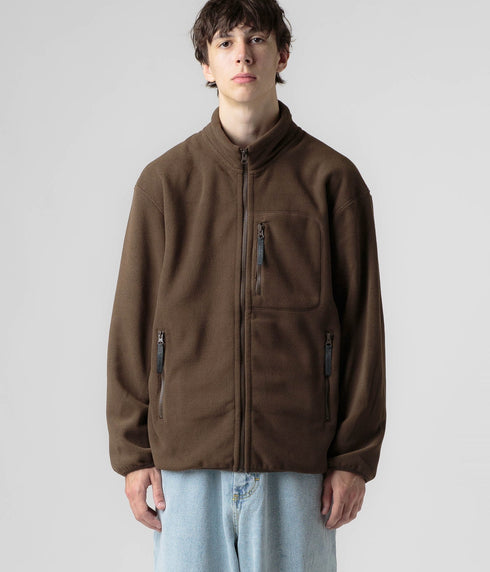 Polar Basic Fleece Jacket - Brown - Streetart.fr