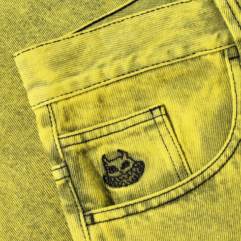 Polar Big Boy Angel Child Shorts - Lemon Black - Streetart.fr