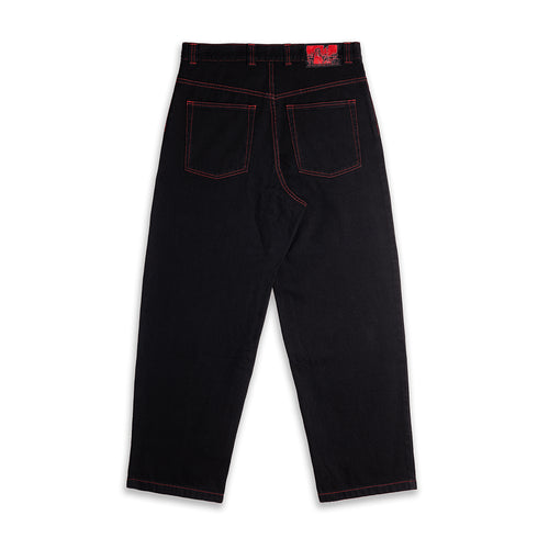 Polar Big Boy Pants - Apocalypse Nun Black / Red — vue 2