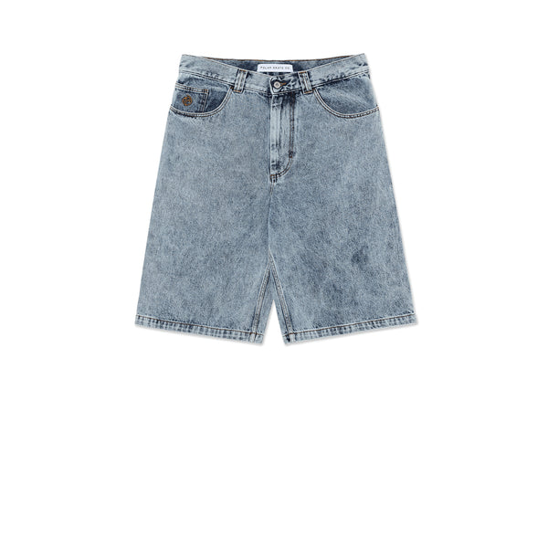Polar Big Boy Shorts - Heavy Washed Blue - Streetart.fr