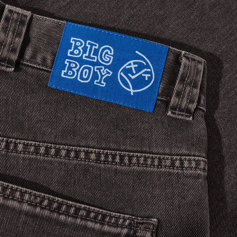 Polar Big Boy Shorts - Washed Grey - Streetart.fr