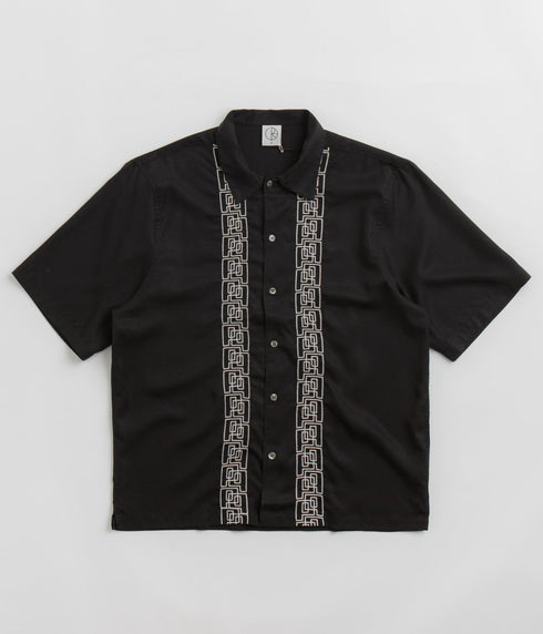 Polar Bowling Shirt Double P - Black / White - Streetart.fr