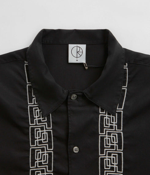 Polar Bowling Shirt Double P - Black / White - Streetart.fr