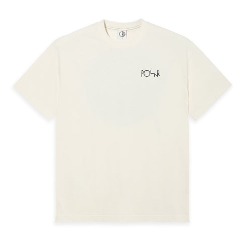Polar Contrast Fill Logo T-Shirt- Ivory / Black — vue 2