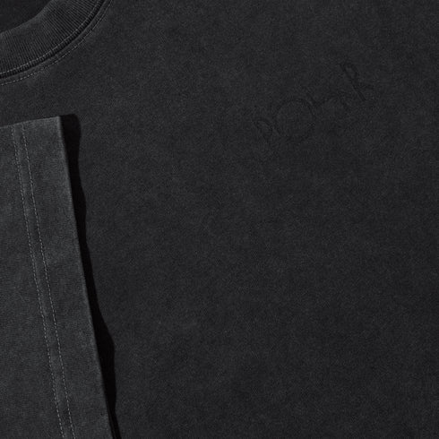 Polar Contrast Stroke Logo T-Shirt - Silver Black / Black — vue 3