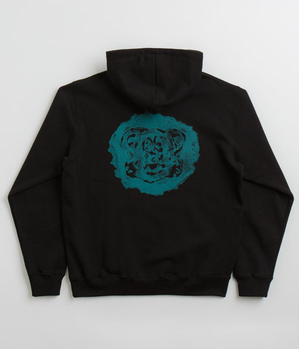 Polar Dave Hoodie Bear - Black — sweat à capuche Polar Skate Co.