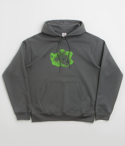 Polar Dave Hoodie Metal Logo - Graphite - Streetart.fr