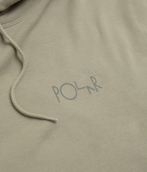 Polar Dave Hoodie Stroke Logo - Vetiver - Streetart.fr