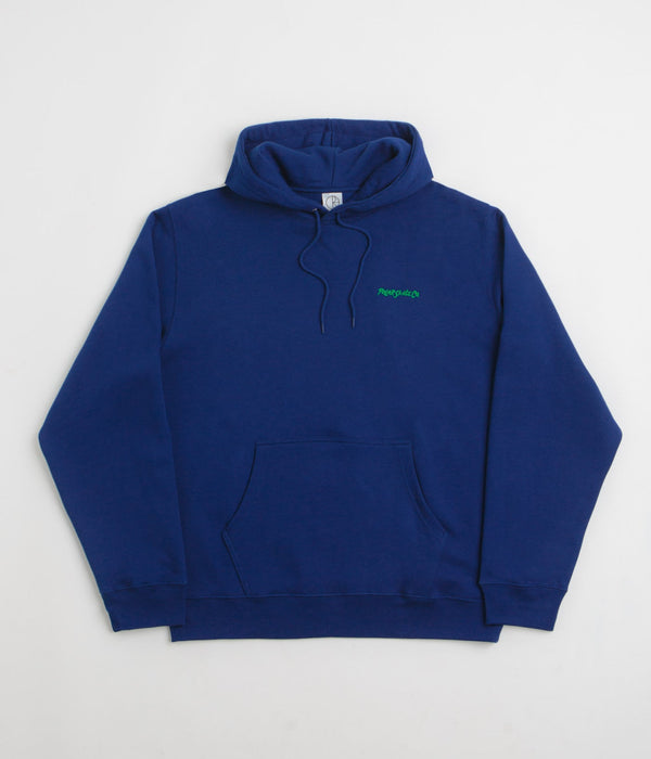 Polar Dave Hoodie Surf Logo - Deep Royal Blue — sweat à capuche Polar Skate Co.
