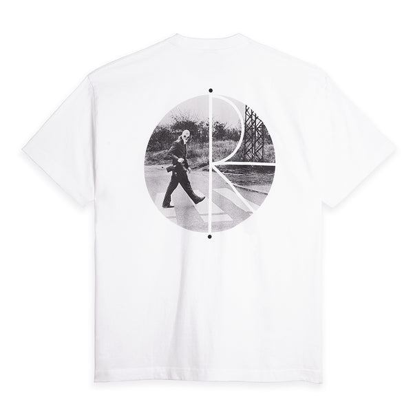 Polar Fill Logo Klez Crossing T-Shirt - White — Polar Skate Co.