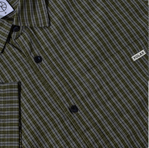 Polar Mitchell Shirt - Black / Green - Streetart.fr