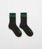 Polar Rib Socks Happy Sad - Black - Streetart.fr