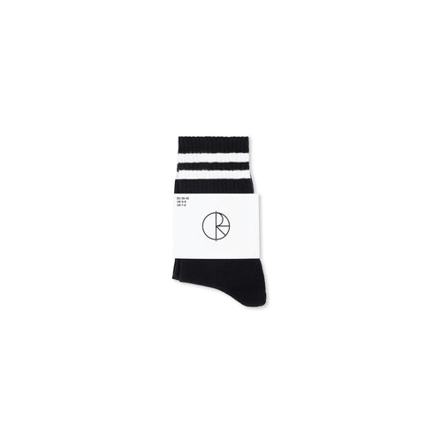 Polar Rib Socks Happy Sad - Black - Streetart.fr
