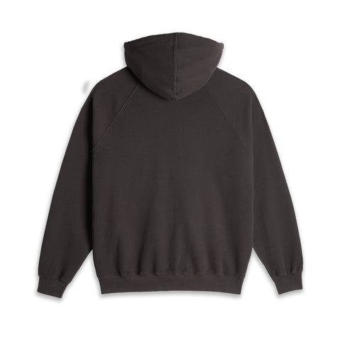 Polar Waffle Zip Hoodie - Dirty Black — vue 2