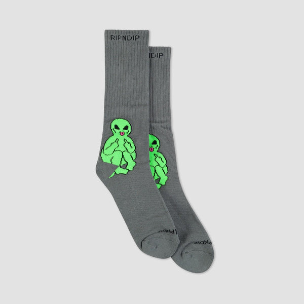 Ripndip Lord Alien Beanie Charcoal - Streetart.fr