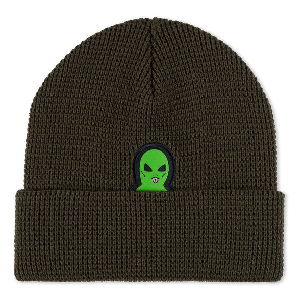 Ripndip Lord Alien Beanie Dark Olive - Streetart.fr