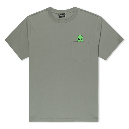 Ripndip Lord Alien Pocket T-Shirt - Dusty Sage - Streetart.fr