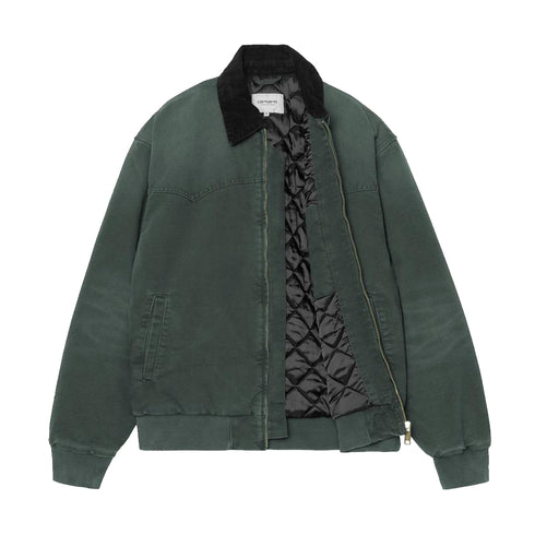 Carhartt WIP Og Santa Fe Jacket - Raven / Black Stone Canvas