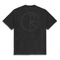 Polar Contrast Stroke Logo T-Shirt - Silver Black / Black — Polar Skate Co.