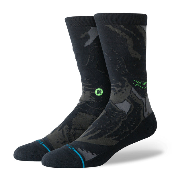 Stance Alien Crew Socks - Black - Streetart.fr