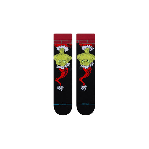 Stance Down The Chimney Crew Socks - Black - Streetart.fr