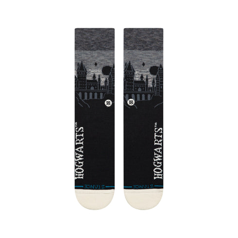 Stance Hogwarts Castle Crew Socks - Black - Streetart.fr