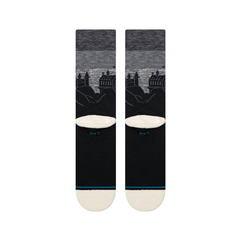Stance Hogwarts Castle Crew Socks - Black - Streetart.fr