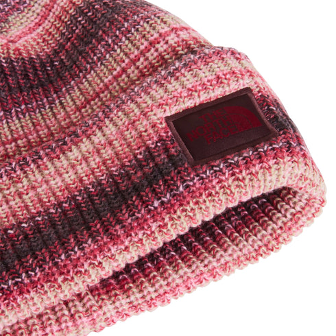 The North Face Salty Bae Lined Beanie - Burgundy Crush - Streetart.fr