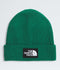 The North Face Tnf Logo Box Cuffed Beanie - Evergreen - Streetart.fr