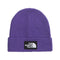 The North Face Tnf Logo Box Cuffed Beanie - Peak Purple - Streetart.fr
