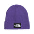 The North Face Tnf Logo Box Cuffed Beanie - Peak Purple - Streetart.fr