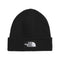 The North Face Tnf Logo Box Cuffed Beanie - Tnf Black - Streetart.fr