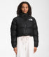 The North Face W' Nuptse Short Jacket - Tnf Black / Tnf Black - Streetart.fr