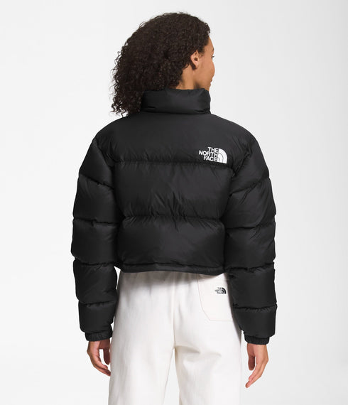 The North Face W' Nuptse Short Jacket - Tnf Black / Tnf Black - Streetart.fr