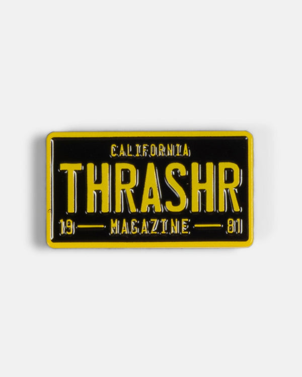 Thrasher Pin License Plate Val - Streetart.fr
