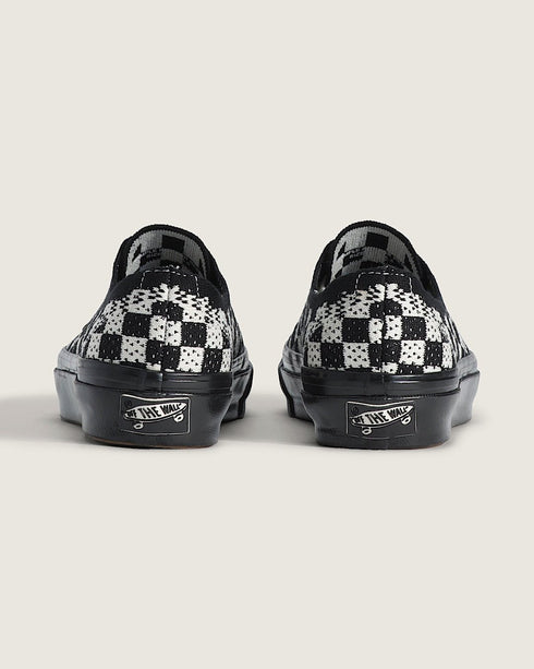Vans Lx Authentic 44 Ek Punk - Check Black / Marshmallow - Streetart.fr