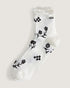 Vans Sereno Lace Crew Socks - Marshmallow / Black - Streetart.fr