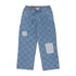 Vans Wm Mened Chek Denim Loose Crop Pant Check Denim Stone - Streetart.fr