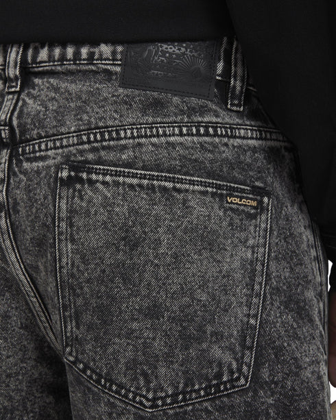 Volcom Chillow Denim Pant - Light Acid Black - Streetart.fr