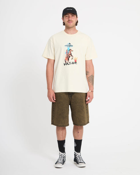 Volcom Fa Mickey Mason 1 Sst - Dirty White - Streetart.fr