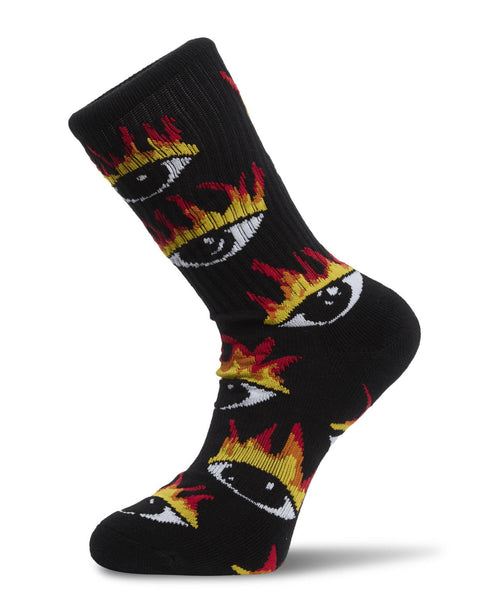 Volcom Fa Ozzy Eye Sock - Black - Streetart.fr