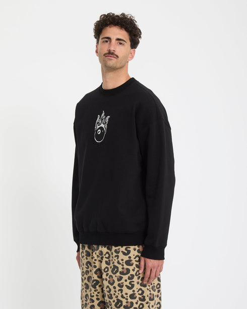 Volcom Fa Seth Conboy Crew - Black - Streetart.fr