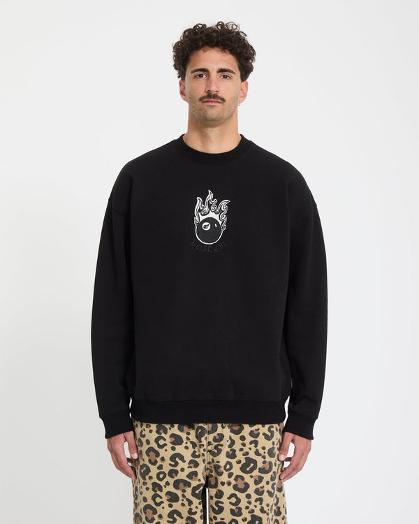 Volcom Fa Seth Conboy Crew - Black - Streetart.fr